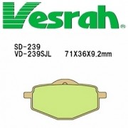 [Vesrah]베스라 VD239JL/SJL- YAMAHA TDR50,TZR50,YSR80,XT225 기타 그 외 기종 -오토바이 브레이크 패드