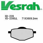 [Vesrah]베스라 SD239 - YAMAHA YSR50,TDR50,SEROW,YBR125,XT600 기타 그 외 기종 -오토바이 브레이크 패드