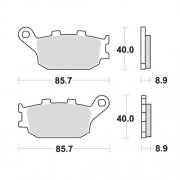 SBS 앞브레이크 패드 657HF:CBR900RR,CBR600F3,CBR400F