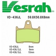 [Vesrah]베스라 VD436JL/SJL - HONDA STEED400,X-4,CB1300F,KAWASAKI ZZR1400,GTR1400 기타 그 외 기종 -오토바이 브레이크 패드