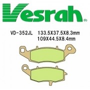 [Vesrah]베스라 VD352JL/SJL -오토바이 브레이크 패드,혼다,야마하,스즈끼,가와사끼,할리,BMW