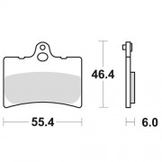 SBS 앞브레이크 패드 734HF:CBR600RR 03-04,CBR600F4,CB600(호넷),CBR900RR,VTR1000SP-1,SP-2,CB1300R