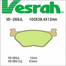 [Vesrah]베스라 VD269JL/SJL - YAMAHA T-MAX(01-03), SYM VOYAGER250(05) 기타 그 외 기종 -오토바이 브레이크 패드