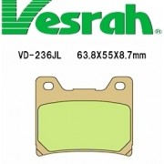 [Vesrah]베스라 VD236JL/SJL - YAMAHA TZR125,FZ600,YZF600,VIRAGO750,VMAX,XJR1200 기타 그 외 기종 -오토바이 브레이크 패드