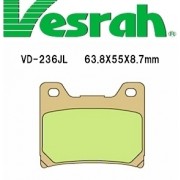 [Vesrah]베스라 VD236JL/SJL - YAMAHA TZR125,FZ600,YZF600,VIRAGO750,VMAX,XJR1200 기타 그 외 기종 -오토바이 브레이크 패드