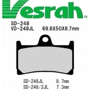 [Vesrah]베스라 SD248 - YAMAHA FZ6,XJR400,FZ1,R1,FJR130,XJR1300 기타 그 외 기종 -오토바이 브레이크 패드