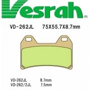 [Vesrah]베스라 VD262JL/SJL - SUZUKI GSX400, YAMAHA XJR400, TRX850, XJR1300, APRILIA RS250, BMW F800, DUCATI 기타 그 외 기종 -오토바이 브레이크 패드