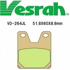 [Vesrah]베스라 VD264JL/SJL - YAMAHA XJR400(01-07), YZF1000(08), YZF-R1(98-01) 기타 그 외 기종 -오토바이 브레이크 패드