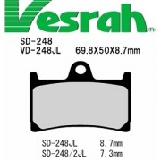 [Vesrah]베스라 SD248 - YAMAHA FZ6,XJR400,FZ1,R1,FJR130,XJR1300 기타 그 외 기종 -오토바이 브레이크 패드