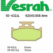 [Vesrah]베스라 VD432JL/SJL - SUZUKI RM125,DR250,YAMAHA WR125,TRICKER,KAWASAKI KX250 기타 그 외 기종 -오토바이 브레이크 패드