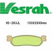 [Vesrah]베스라 VD263JL/SJL - YAMAHA RZ50, TW200/225, XT225, TRICKER, R6 기타 그 외 기종 -오토바이 브레이크 패드