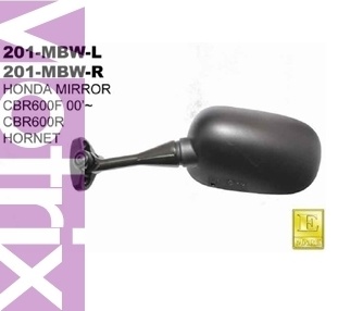 [MOTRIX] HONDA CBR600F4/F4i,CBR900(98~99)/929/954.VTR SP1 백미러/거울(정품대용) 좌/우 별도판매,201-mbw