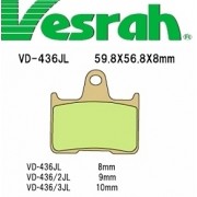 [Vesrah]베스라 VD436JL/SJL - HONDA STEED400,X-4,CB1300F,KAWASAKI ZZR1400,GTR1400 기타 그 외 기종 -오토바이 브레이크 패드