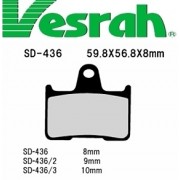 [Vesrah]베스라 SD436 - HONDA STEED400,X-4,CB1300SF,SUZUKI GSF650,KAWASAKI GTR1400,ZZR1400 기타 그 외 기종 - 오토바이 브레이크 패드