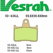 [Vesrah]베스라 VD436JL/SJL - HONDA STEED400,X-4,CB1300F,KAWASAKI ZZR1400,GTR1400 기타 그 외 기종 -오토바이 브레이크 패드