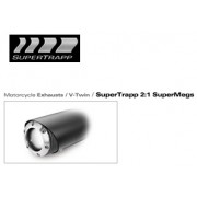 [Supertrap] Sportster XL (ALL), 04-11 2:1 SUPER MEGS 블랙