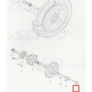 GD250N,R(엑시브250N,R) 액슬(뒤)64711HC8100