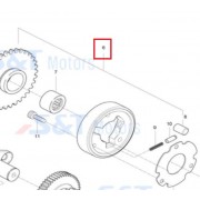 FX110(마이다스)KR110(마스타110) 스타터 클러치 ASSY (기어포함)