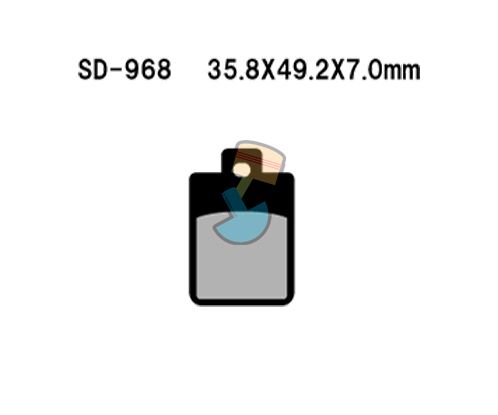 베스라(Vesrah) WD968 DISK BRAKE PAD(디스크 브레이크 패드)