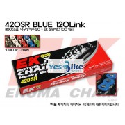 Honda(혼다) Ape50(에이프) EK(Enuma) 100cc급 일반체인(블루) 420SR_BLUE_120L