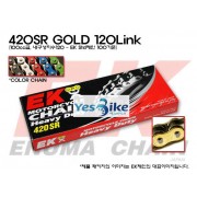 Honda(혼다) Ape50(에이프) EK(Enuma) 100cc급 일반체인(골드) 420SR_GOLD_120L