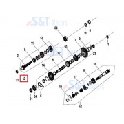 KM110(에스코트) 메인샤프트ASSY 24120HA6841