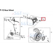 HY125(UP) 비버125(업) 스윙암ASS`Y  62311CD7410