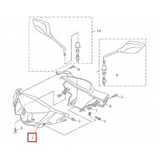 HL100A(아띠) 핸들커버(앞)