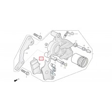 CB115(베스트),UH115 패드 (앞) (순정)