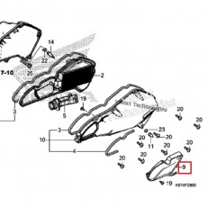 PCX(18~19) 에어클리너덕트커버 17234-K97-T00