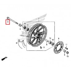 PCX(18~19) 액슬(앞) 44301-K56-N00