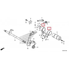 슈퍼커브110(~17년) 기어쉬프트포크(EA)