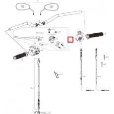 GV125(아퀼라) GV300(아퀼라300) 레버브라켓ASSY(LH)