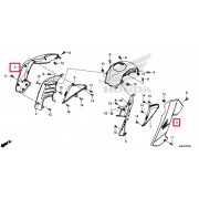 MSX125 퓨엘탱크커버