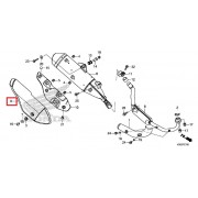 MSX125 머플러커버 18355K26900