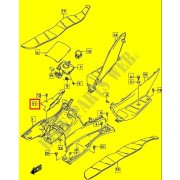 버그만125 BURGMAN125 밧데리커버 48127-12JB0-291