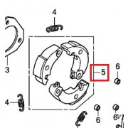 PCX125(18~20) 클러치슈(단품,3조각) 22535-K12-V00