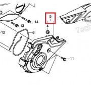 PCX125(18~19) 클러치커버닥트 19640-K97-T00