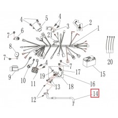HF100(델리로드) 퓨엘캡 케이블