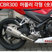 CBR300 머플러 각형(숏) (도면 촉매 포함) P4268