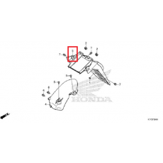 PCX125(21년~) 휀다(뒤) 80101-K1Y-D10