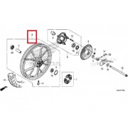 슈퍼커브125 C125(~20년) 휠(뒤) 42650-K0G-900ZA