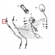 슈퍼커브125 C125(~20년) 스롯틀 케이블(A) 17910-K0G-901