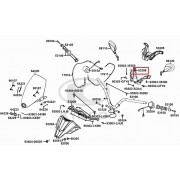 X-TOWN125 X-TOWN300 핸들로워커버 53206-ABD2-C00-N1R