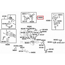 X-TOWN125 마스터실린더(앞) 45500-ACJ1-E00