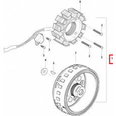 GV125(아퀼라) 마그네트 ASSY