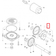 GV125(아퀼라) 오일펌프
