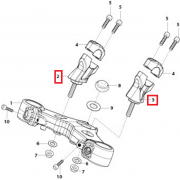 GV125(아퀼라),GV300 (아퀼라) 핸들홀더(로워)