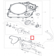 GV125(아퀼라) 워터펌프캡