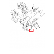 GV300(아퀼라) 머플러 브라켓